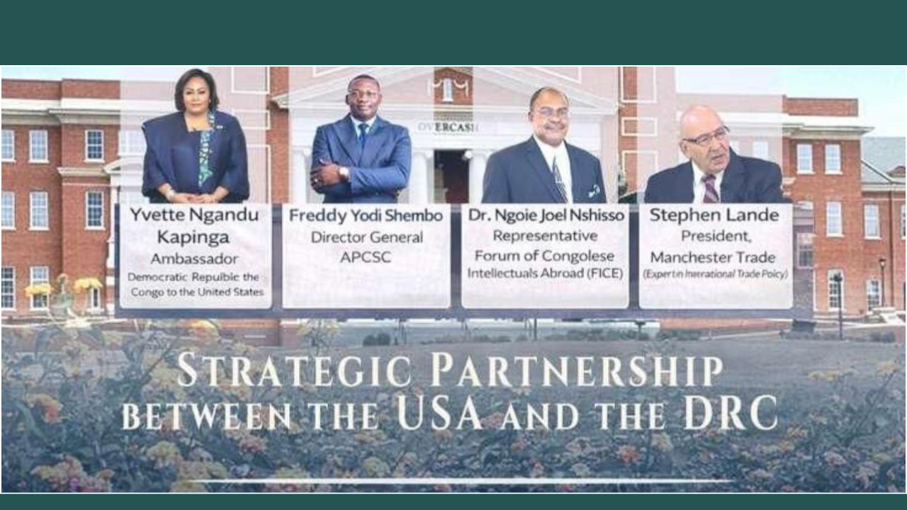 STRATEGIC PARTNERSHIP BETWEEN THE USA AND THE DRC